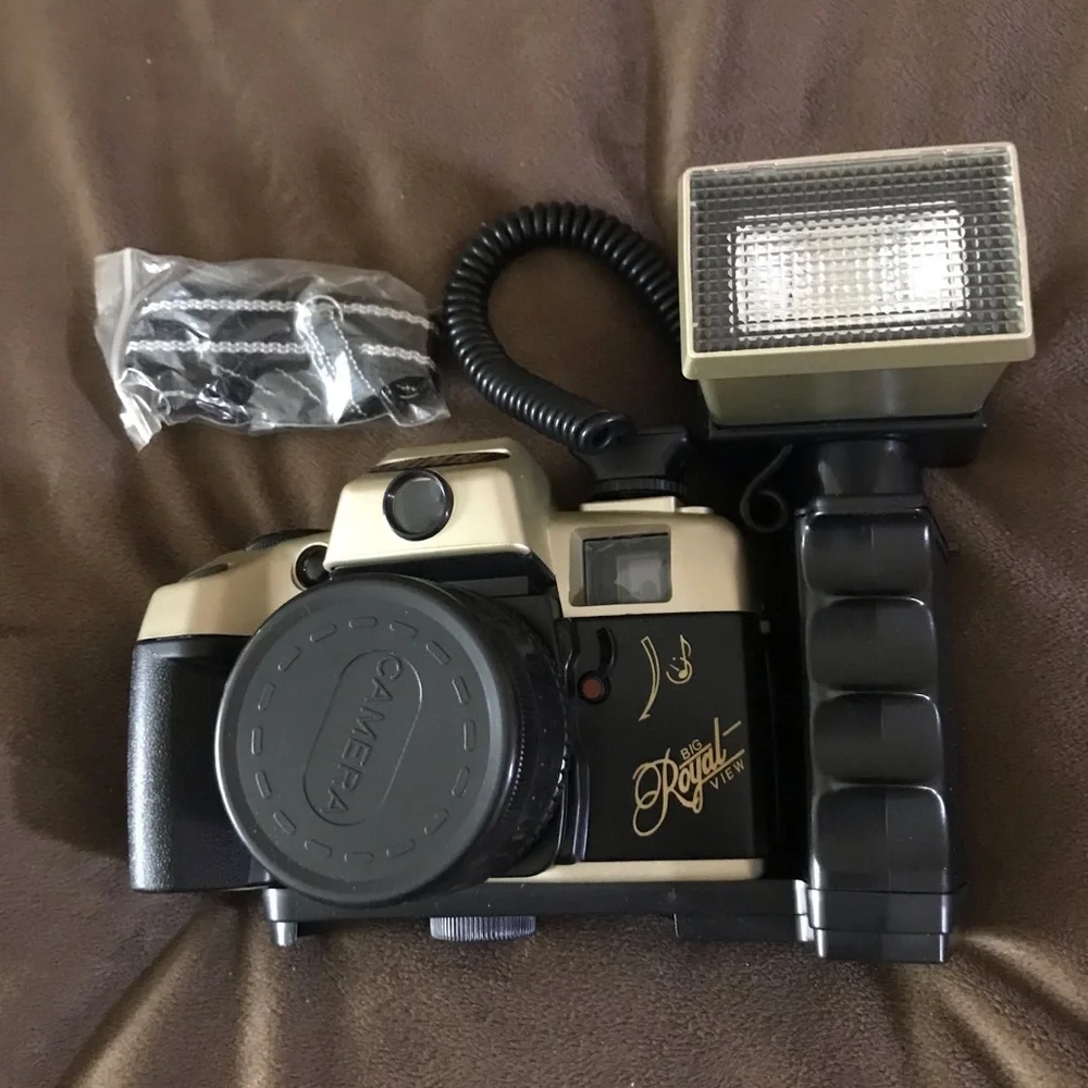 🌟3xHP🌟NIB VTG Nikai Deluxe Camera Set with Self Timer 35mm